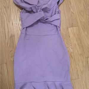 NBD Strapless Lavender Dress
